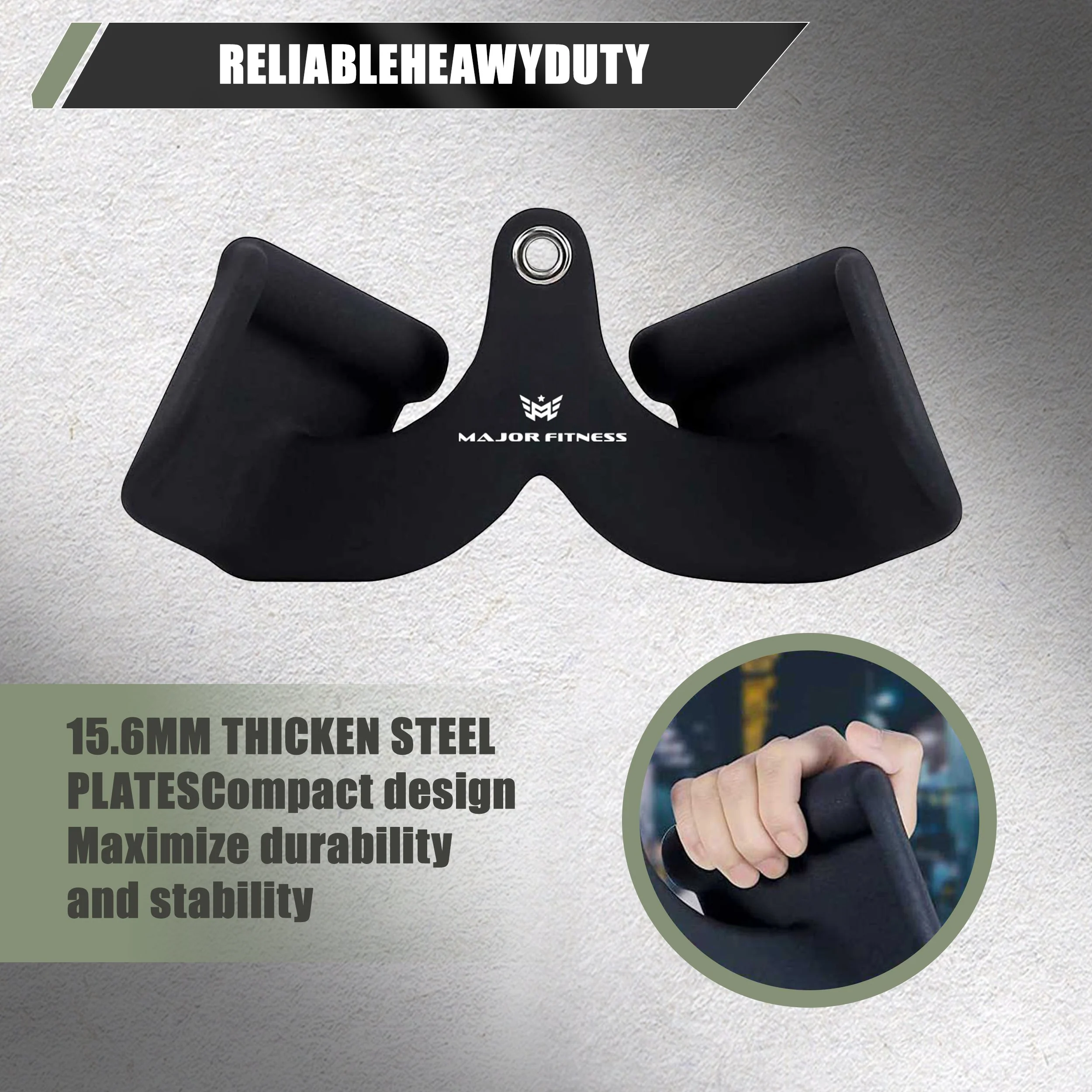 Major Fitness 5pcs Cable Lat-Pull-Down Bar Combo - Image 3