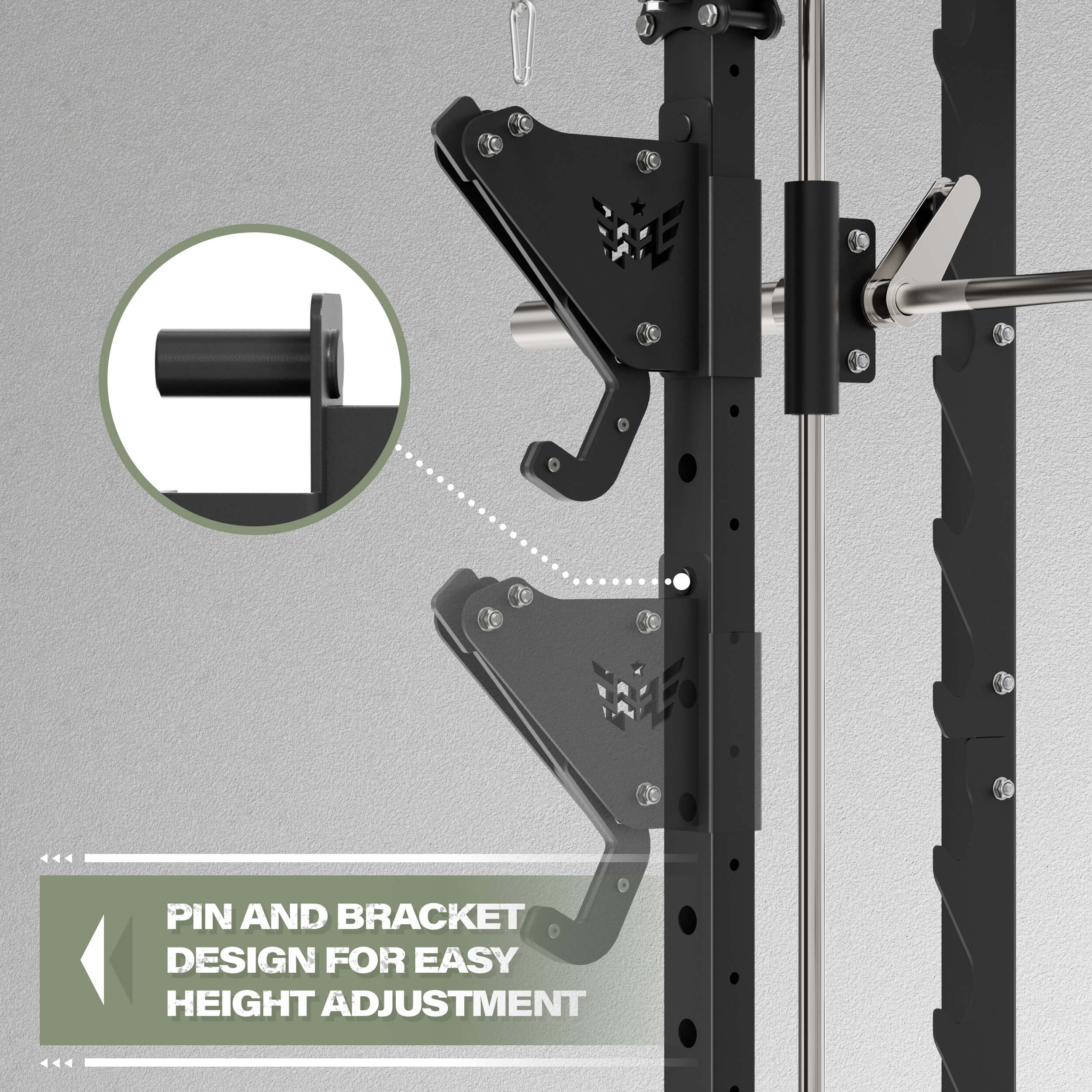 Major Fitness Adjustable Monolift Attachment - Image 4