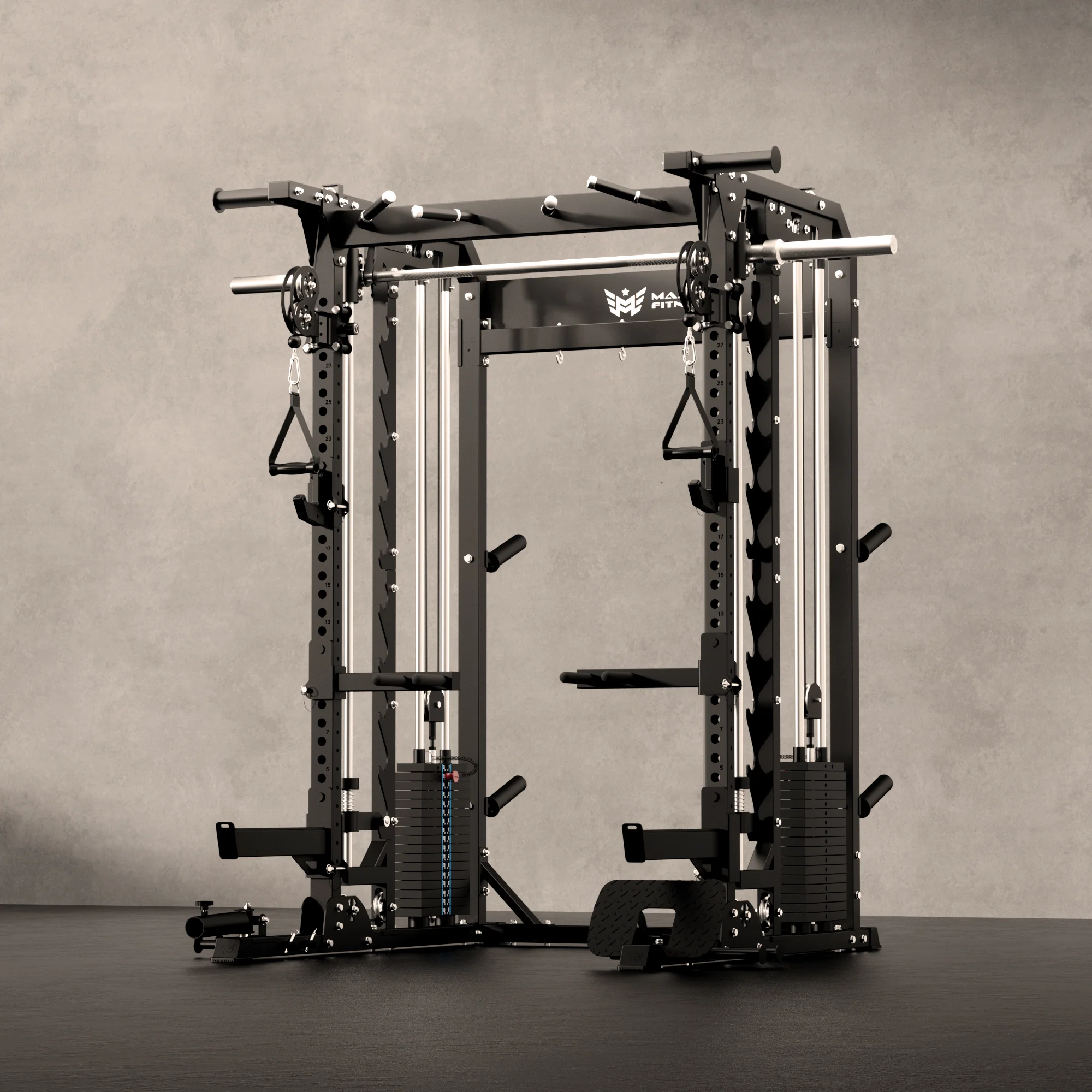 Major Fitness B52 All-In-One Home Gym Smith Machine - Image 4