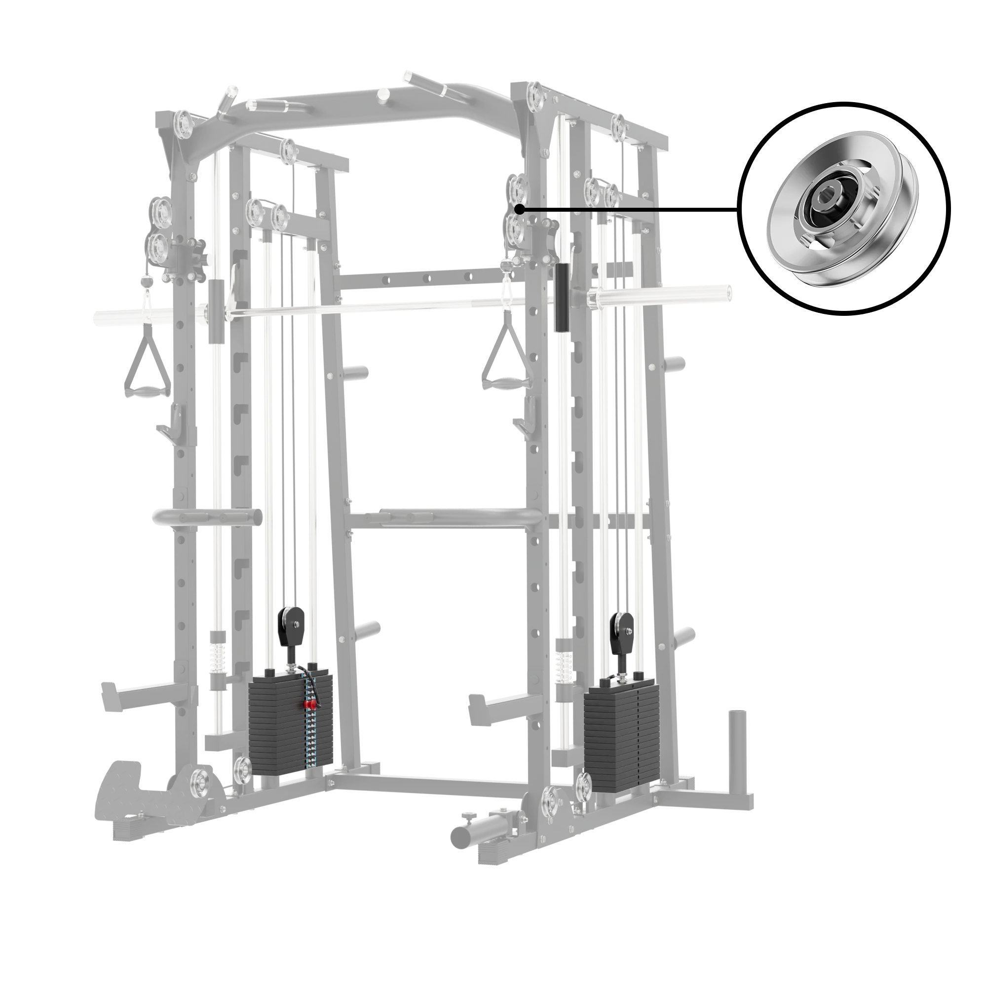 Major Fitness Aluminum Pulley & Weight Stack Bundle - Image 11