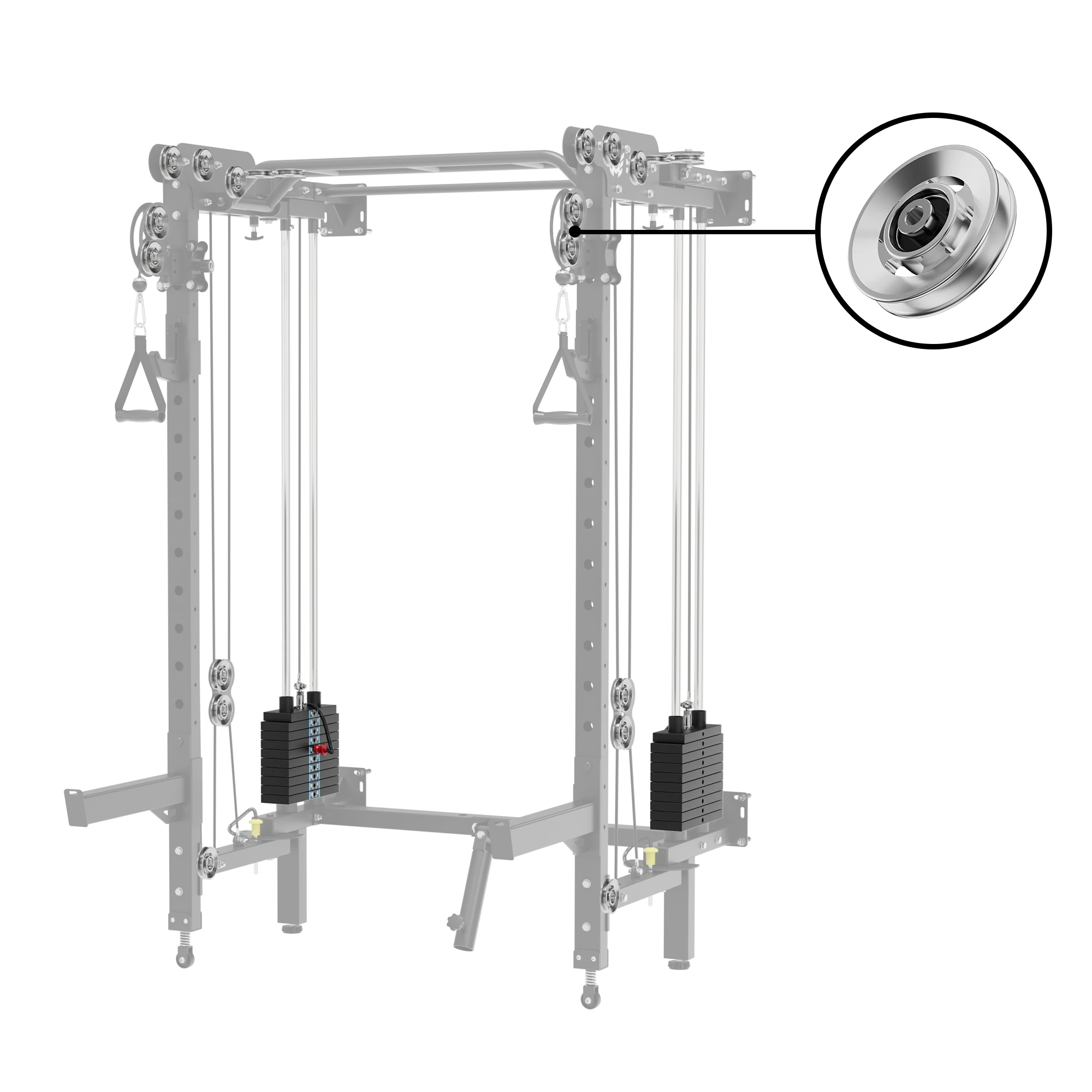 Major Fitness Aluminum Pulley & Weight Stack Bundle - Image 8