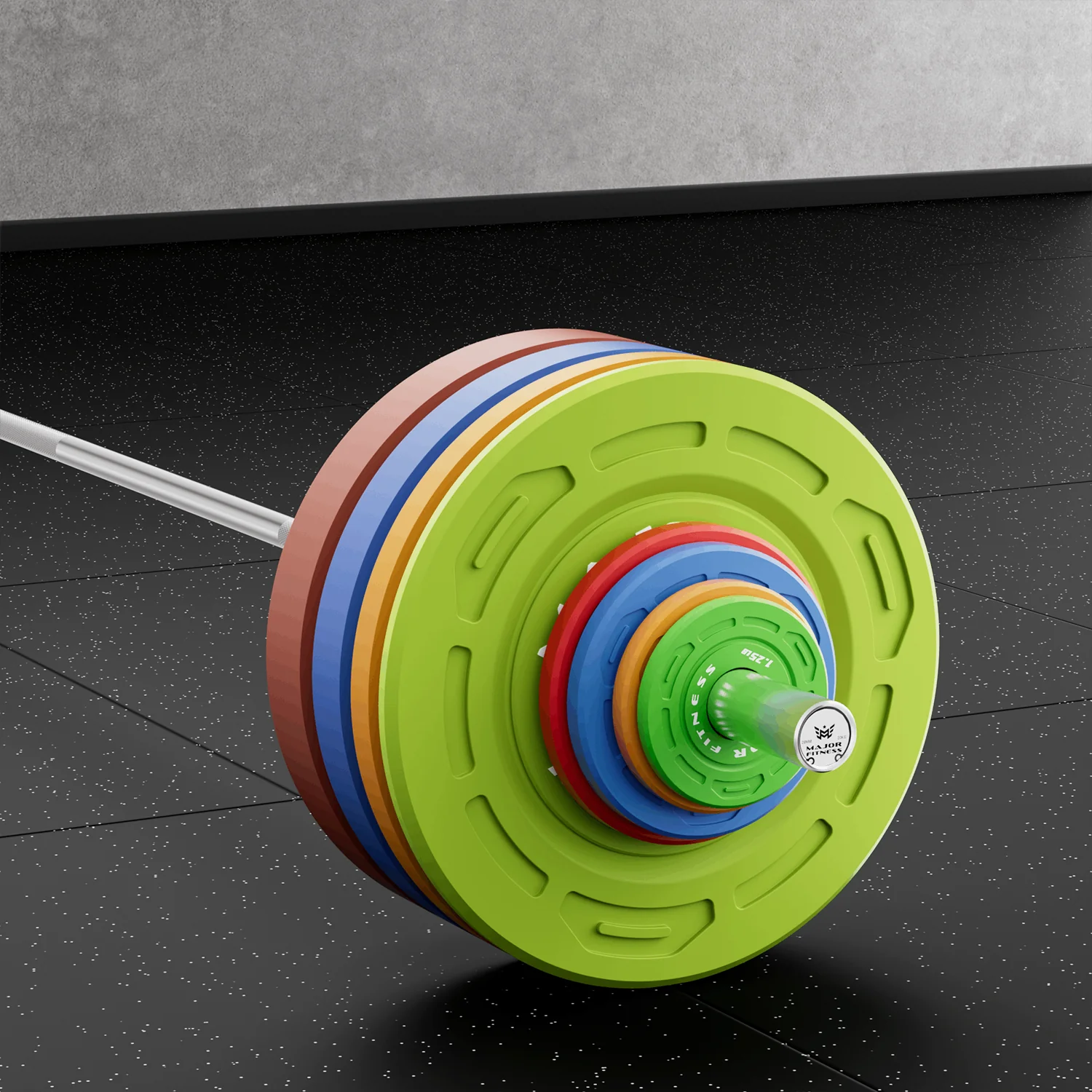 Major Fitness Color Change Plates 1.25LB-10LB Set - Image 6