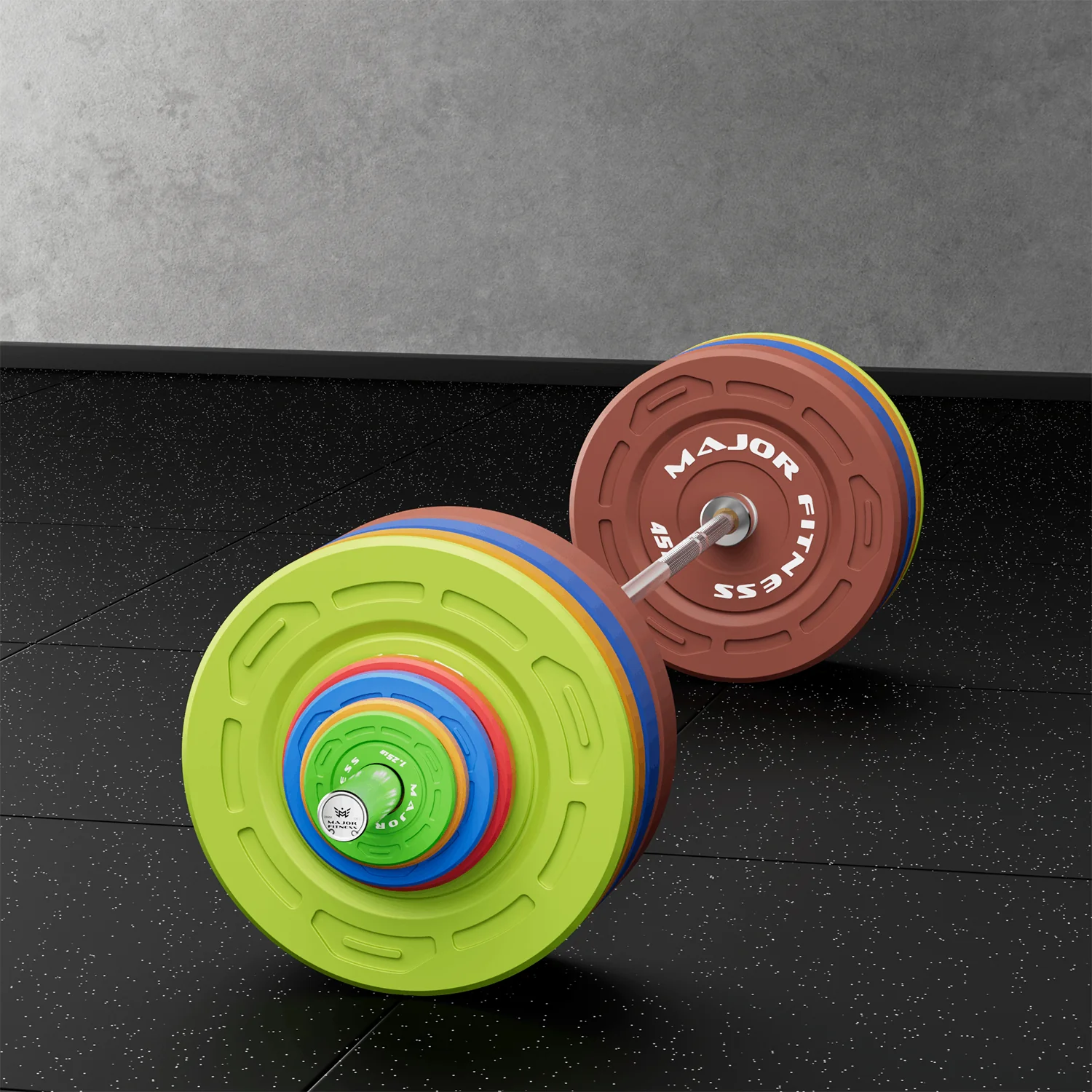 Major Fitness Color Change Plates 1.25LB-10LB Set - Image 7