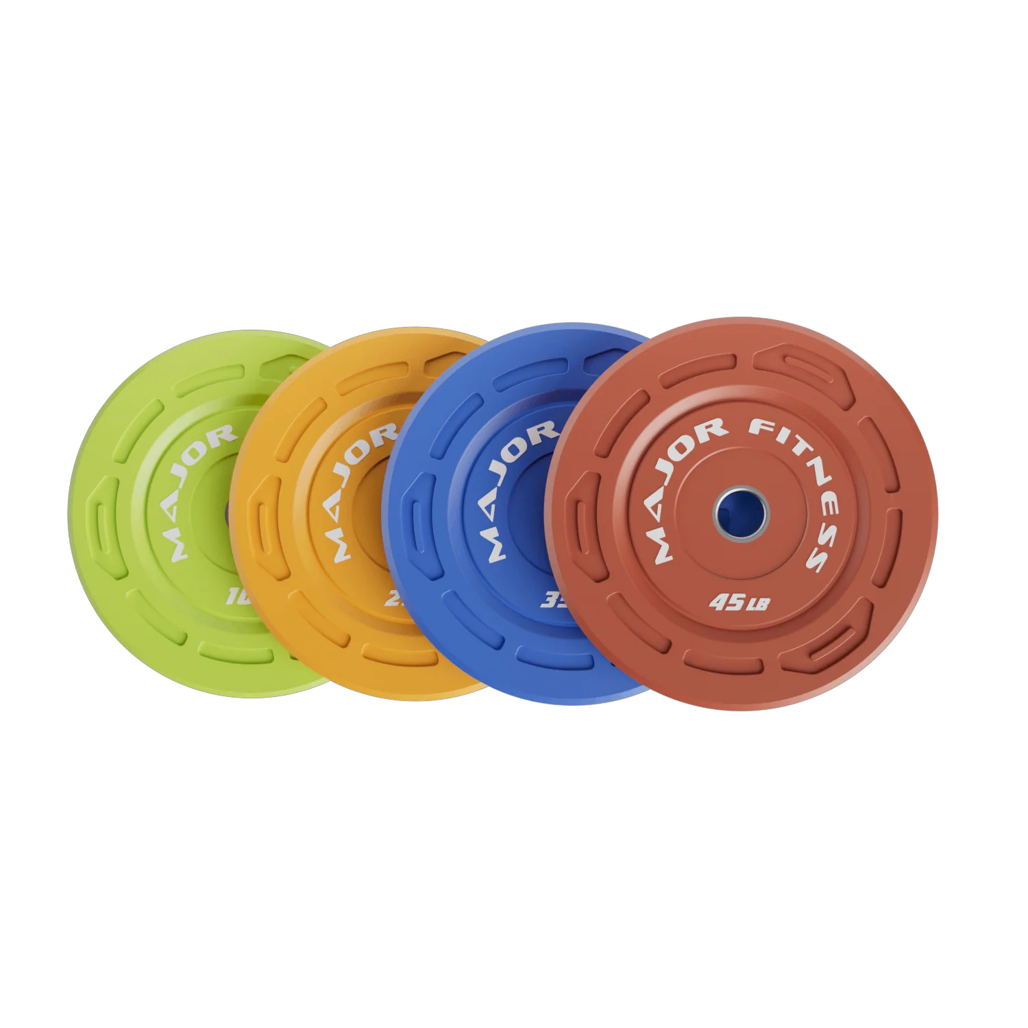 Major Fitness Color Grip Low Bounce Bumper Plates - Image 6