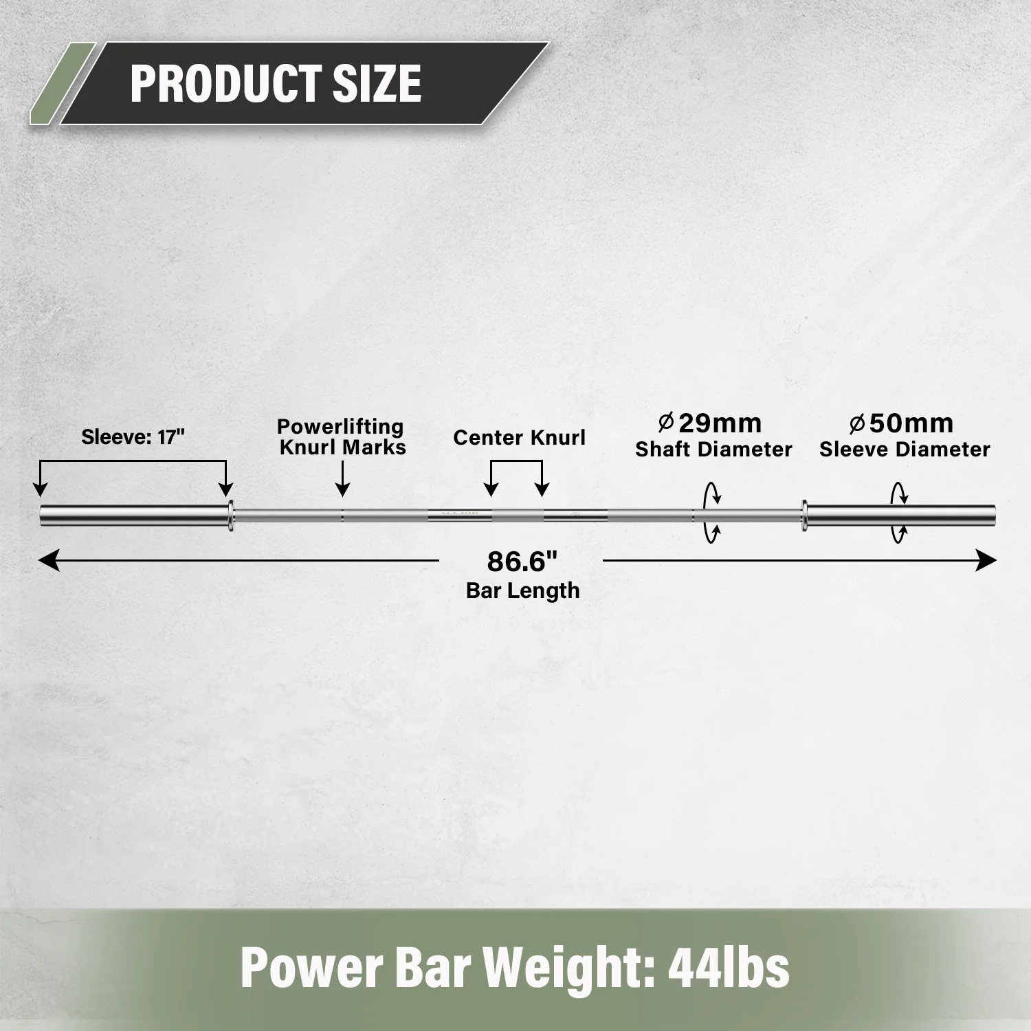 Major Fitness Heritage Series Power Bar - Image 3