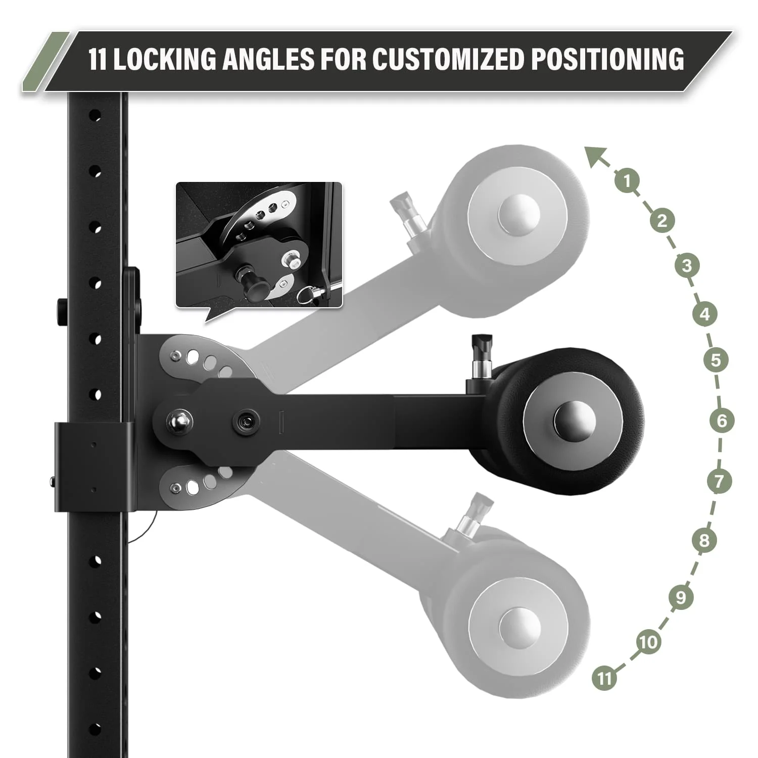 Major Fitness Home Gym Equipment Leg Holder Attachment - Image 10