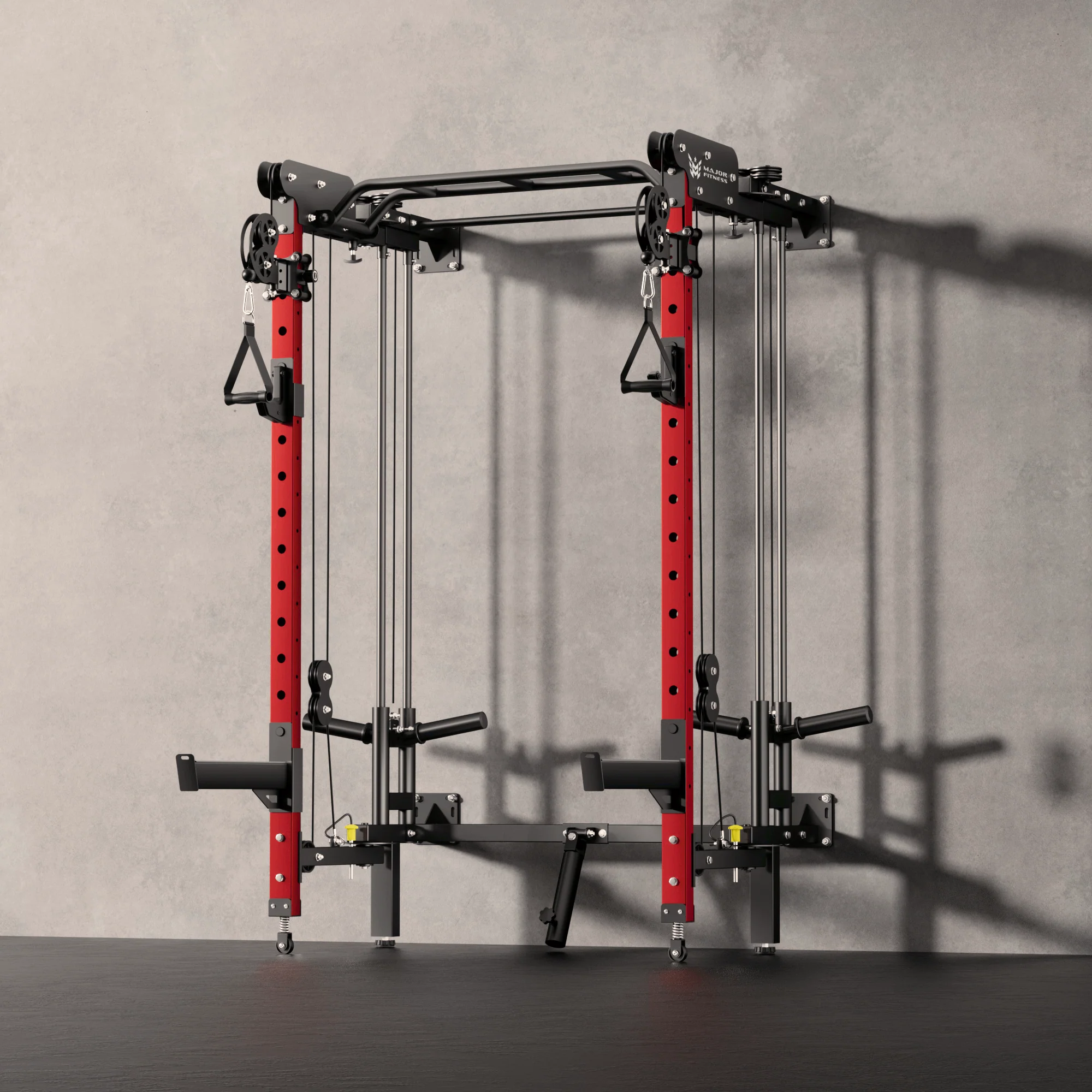 Major Fitness F35 All-In-One Home Gym Wall-Mount Folding Power Rack - Image 3