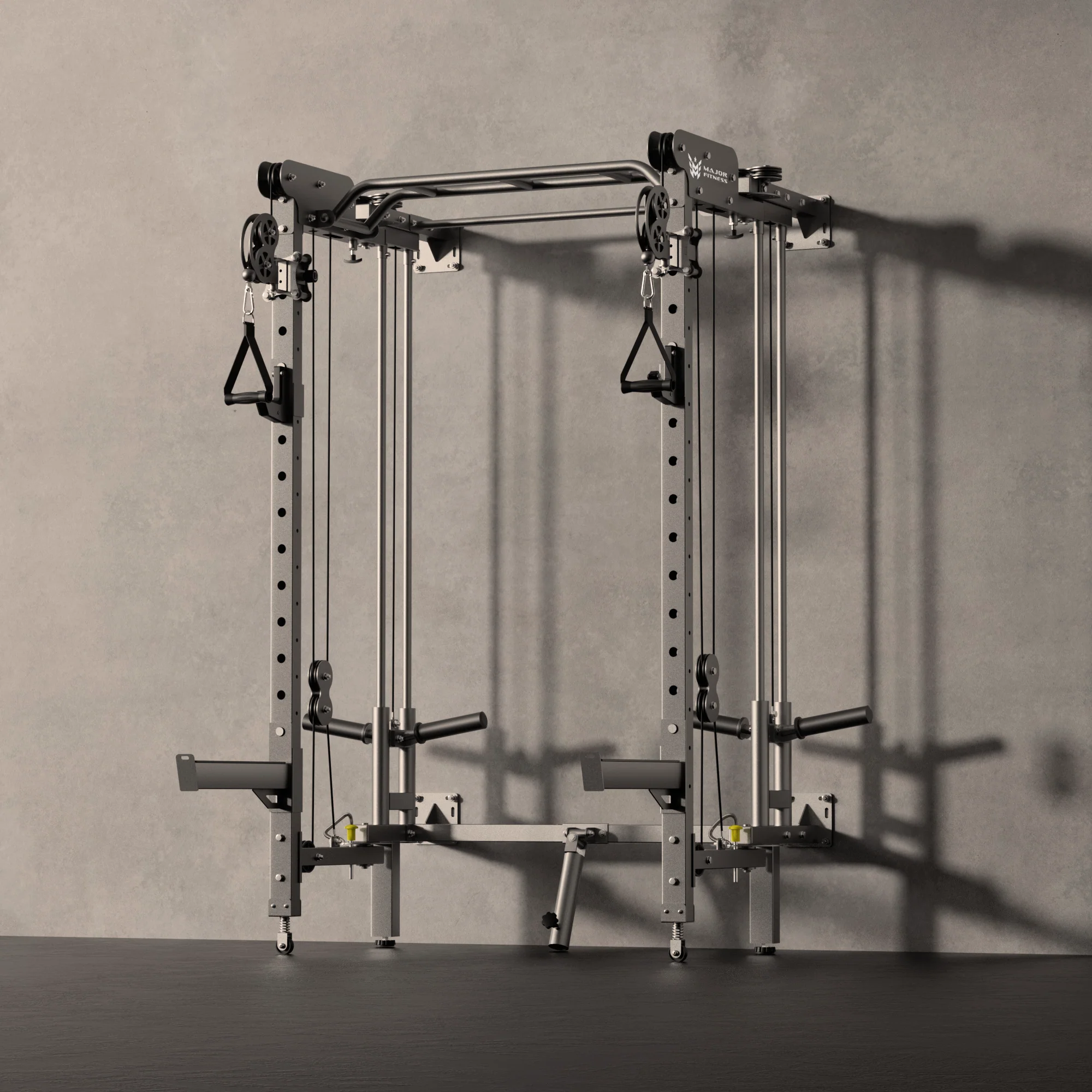 Major Fitness F35 All-In-One Home Gym Wall-Mount Folding Power Rack - Image 9