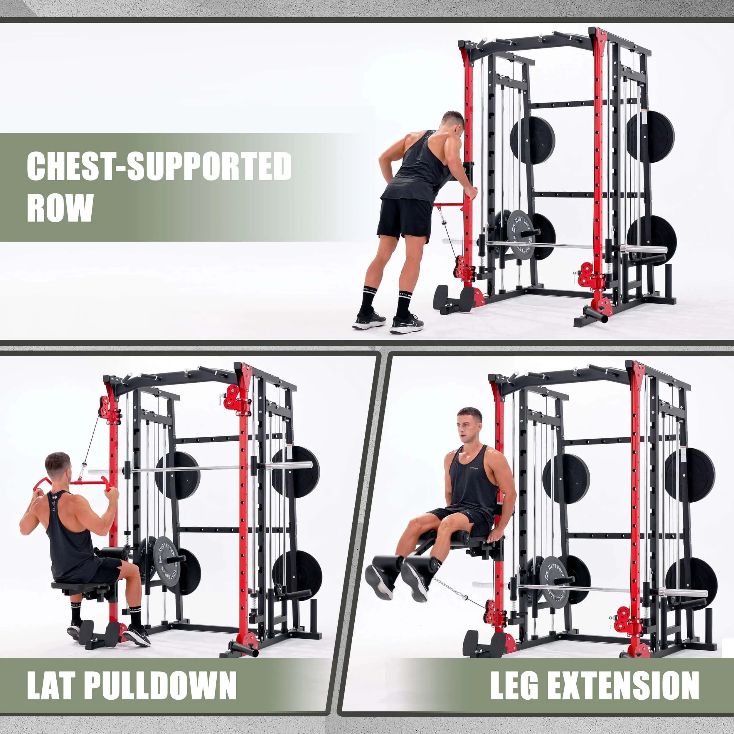 Major Fitness Rack Mounted Leg Extension - Image 4