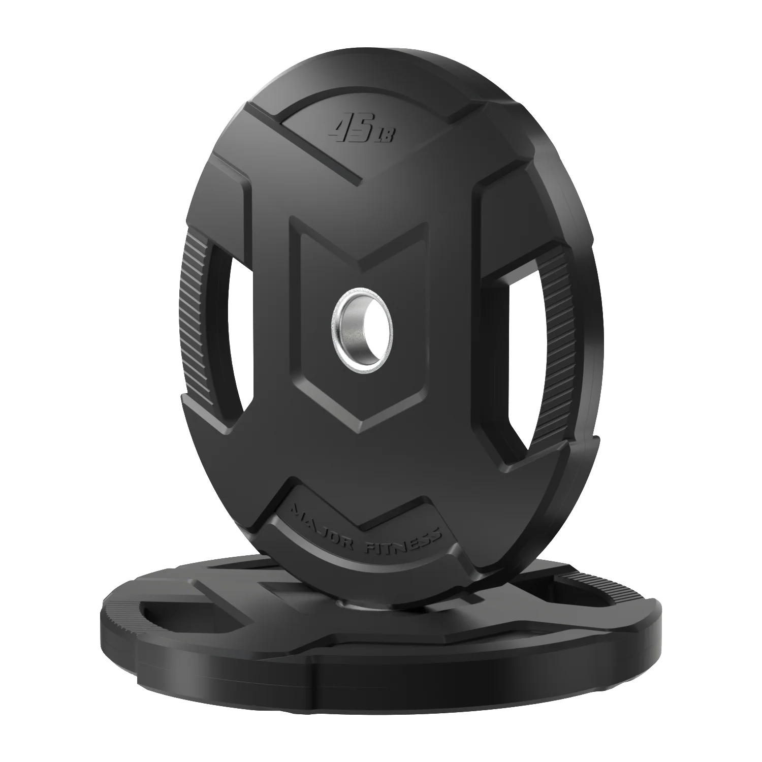 Major Fitness Rubber Coated Olympic Cast Iron Grip Plates - Image 16