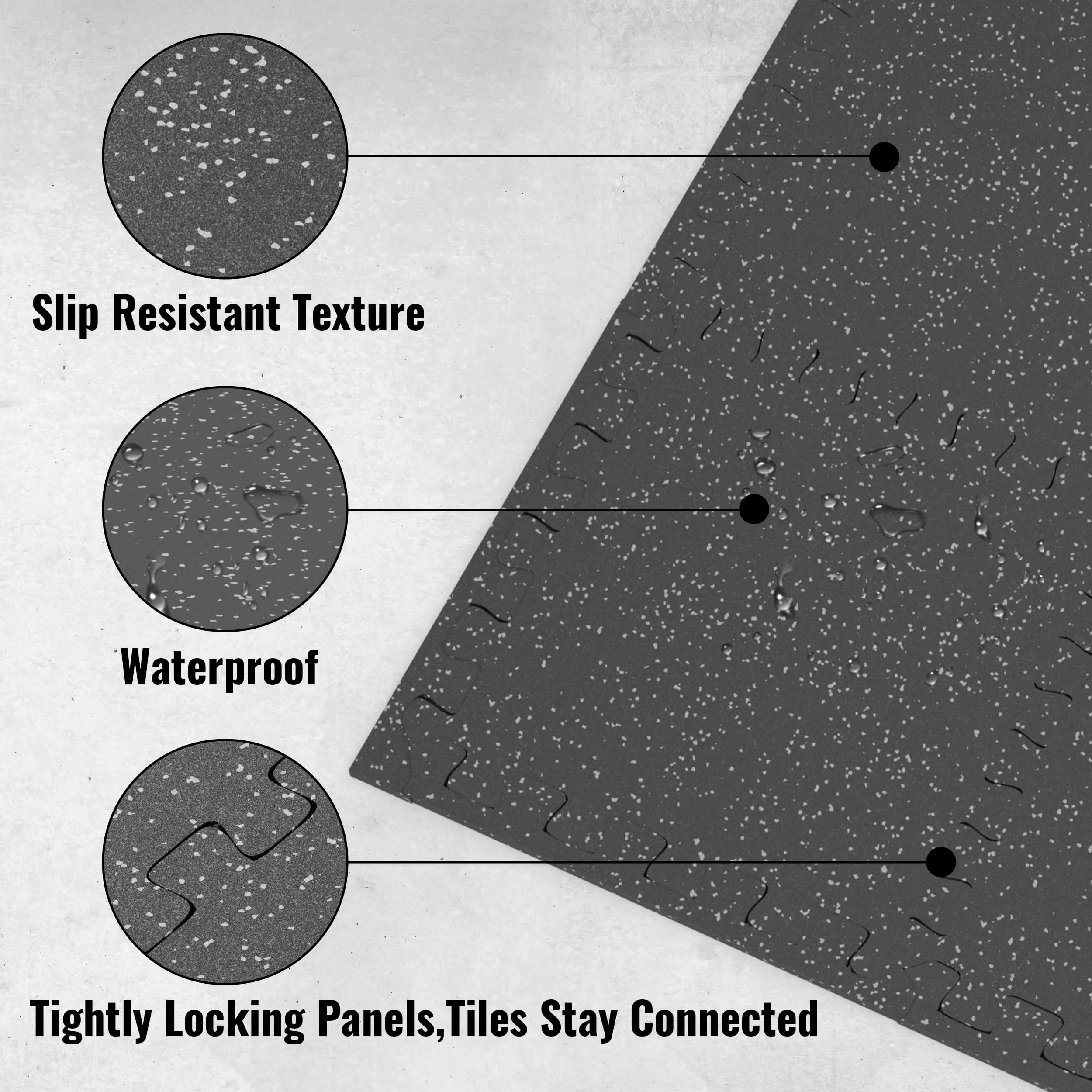 Major Fitness Rubber Flooring Gym Mats 0.31" Thickness - Image 5