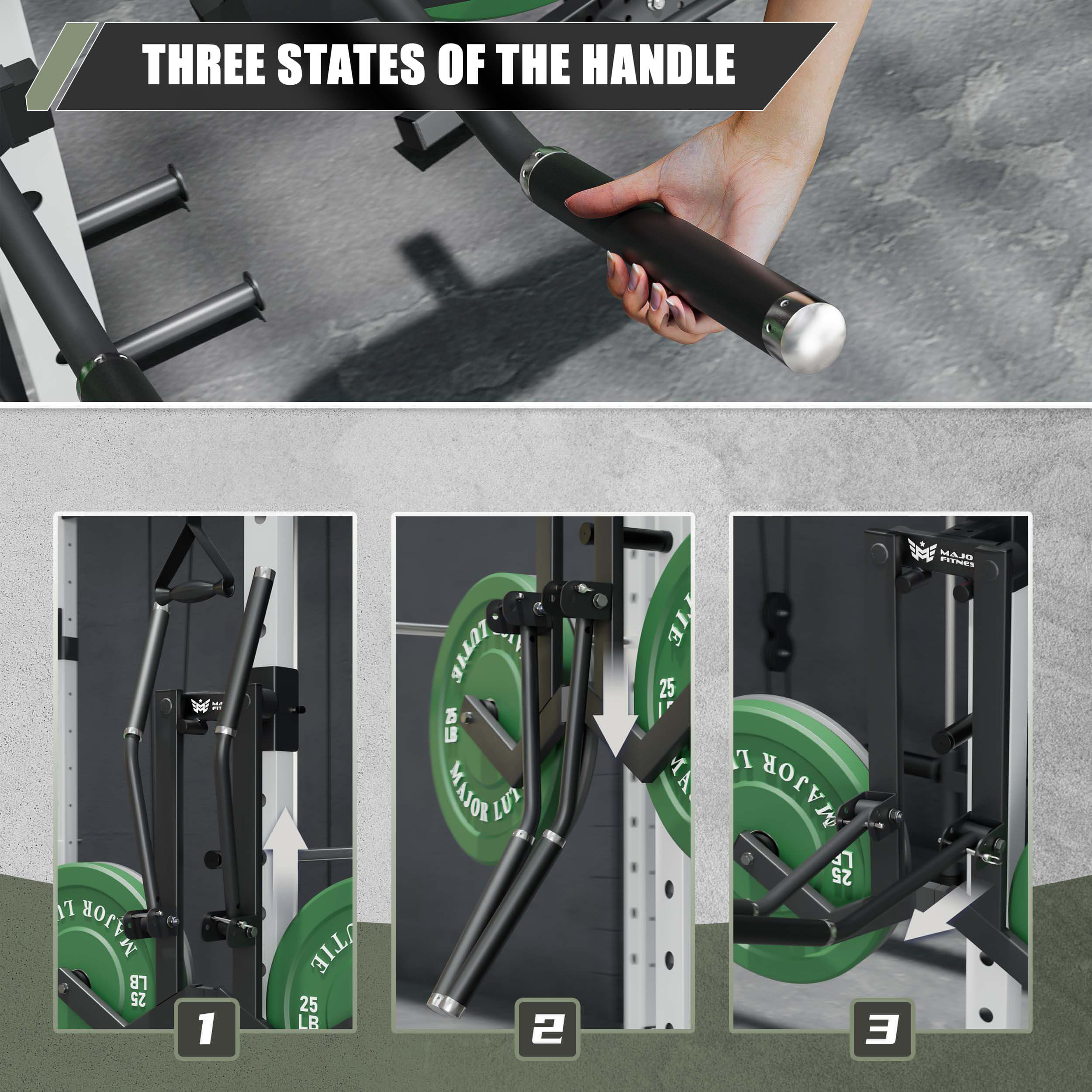 Major Fitness Shoulder Lateral Raise Attachment - Image 3